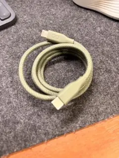 CIO マグネット　スパイラル　グリーン C to C ケーブル　1メートル