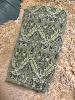 緑のニット生地　150x150cm