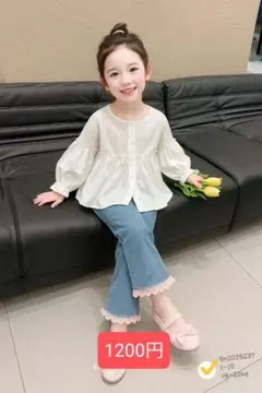 シャツ＋フレアジーンズセット