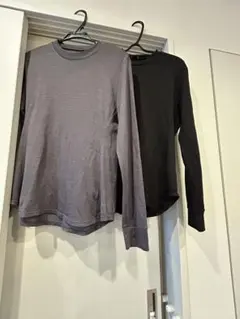 UNIQLO マメクロゴウチ　ヒートテック　トップス2枚セット
