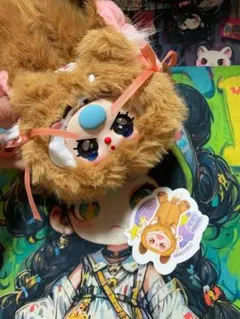 新作　Baby three ベイビースリー　ぬいぐるみペンケース　きつね