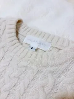 【新品タグ付き】JILL STUART ケーブル編みニット　ロングワンピース