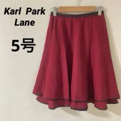 Karl Park Lane カールパークレーン　フレアスカート　レーヨン混のサムネイル