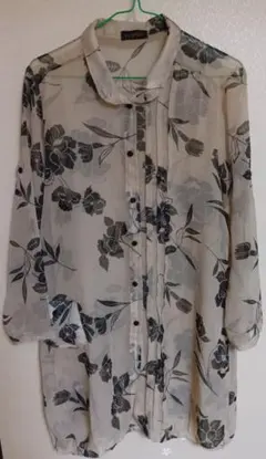シースルーシャツ 長袖