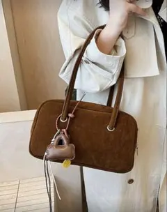 スウェードバッグ