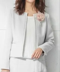 any SiS リップボーダーノーカラージャケット 入学式 パーティー 卒業式