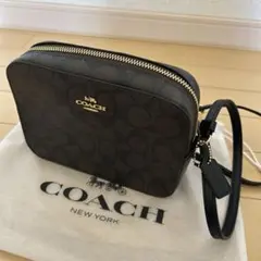 COACH ダークブラウン ショルダーバッグのサムネイル