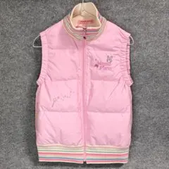 メゾピアノ ダウンベスト ベリエちゃん L 160cm ピンク
