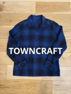 TOWNCRAFT オンブレチェック ネルシャツ Mサイズのサムネイル