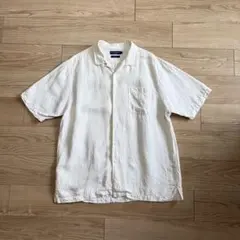 ドット シャツ オープンカラー