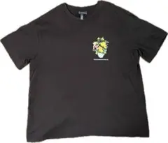 H&M ダークブラウン Tシャツ