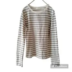 earth music&ecology 【M】カットソー ボーダー 美品 古着