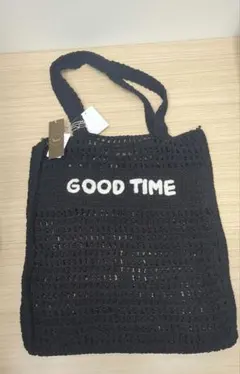 The Bagmati メッシュバッグ 黒ニット素材「GOOD TIME」のサムネイル