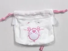 【新品・未使用】ケアベア ふわふわフェイス巾着