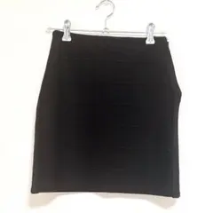 ムルーア　ミニスカート　F ブラック　黒　シンプル　台形スカート　春　夏