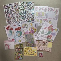キラキラプリンセス　マイメロディー　ディズニープリンセス　ハローキティ　他シール