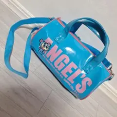 ANGEL BLUE エンジェルブルーボストンバッグ ベージュ ピンク ANGEL BLUE エンジェルブルーボストンバッグ ベージュ ピンク - メルカリ