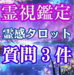 霊視鑑定　霊感タロット　占い　質問3件　お悩み相談　サクッと鑑定