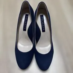 ネイビー　パンプス