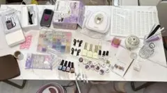 【値下げ】早い者勝ち❗️✴️ライト・マシン✴️ネイルサロン開業セット✴️大量ジェルおまけ