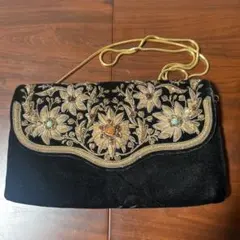 Lumyはしもと ビーズバッグ パーティー 刺繍 天然石