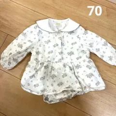 花柄ロンパース70cm