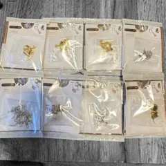 ハンドメイドパーツまとめ売り　ゴールド・シルバーのピアス、イヤリング