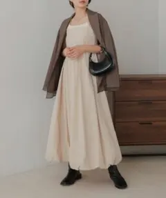 バルーンキャミワンピース