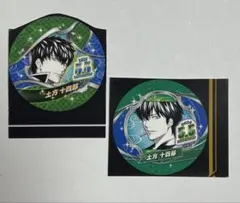 銀魂　土方十四郎　バースデイ缶バッジステッカー②枚