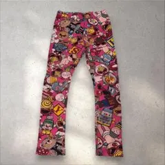 ヒステリックミニ　パンツ　レギンス　総柄　ピンク　120