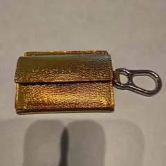KENZO　メタリックゴールド カードケース キーリング付きのサムネイル