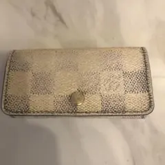 ルイヴィトン　LOUIS VUITTON キーケース　4連　ホワイトダミエ
