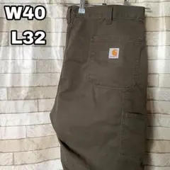 モスグリーン】Carharttダックパンツフェードペインター32インチ