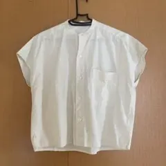 HYKE ハイク 半袖 バルーンスリーブシャツ ホワイト サイズ1 - メルカリ