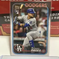 Andy Pages RC ルーキーカード Dodgers
