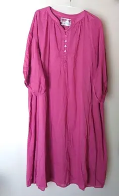 SHOO-LA-RUE ソマニファブリック　ピンク　ロングワンピースSOMANI