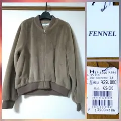 スコットクラブ系列FENNEL/エコファーブルゾン/美品/定価29000円