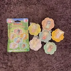 シルバニアファミリー 赤ちゃん＆お花のベッドセット 全6種類コンプリートセット