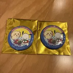 ちいかわサンリオ トレーディングスーパーマーケットな缶バッジ シーサーポチャッコ