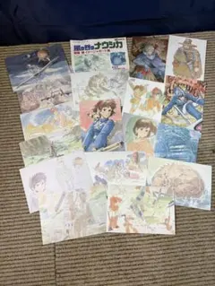 風の谷のナウシカ 宮崎駿 イメージボード集 ポストカードセット18枚セット