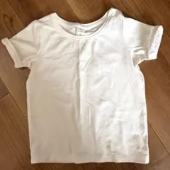 ホワイト 半袖Tシャツ ベビー服 9-12m