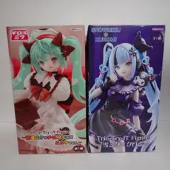 【未開封品】フィギュア　【初音ミク×チロルチョコ】【雪ミク×クロミ】　2個セット