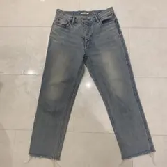 Sly Jeans ライトブルー クロップドデニム