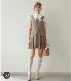 トランテアンソンドゥーモード　プリーツミニジャンスカ