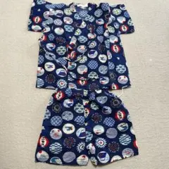 ベビー 甚平 和柄 90cm