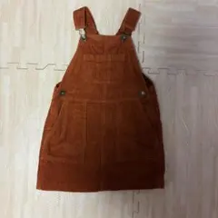 コーデュロイ ジャンバースカート　110㎝