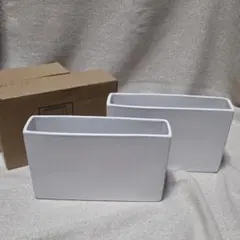 Clay フラワーベース　スクエア　2個セットのサムネイル