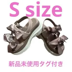 Hudson honey リボン 厚底サンダル Sサイズのサムネイル