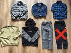 【まとめ売り】UNIQLO アウター、シャツ、トレーナー、ズボン120㎝