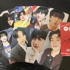 ソクジン JIN トレカ8枚セット ARIRANG キュート❤️ BTS防弾少年団